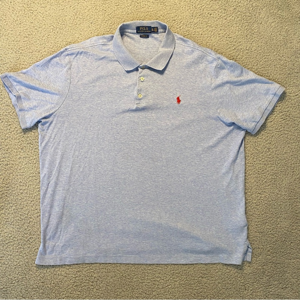 Polo Ralph Lauren Men’s XL Classic Fit Short Sleeve Polo Red Embroidered Pony